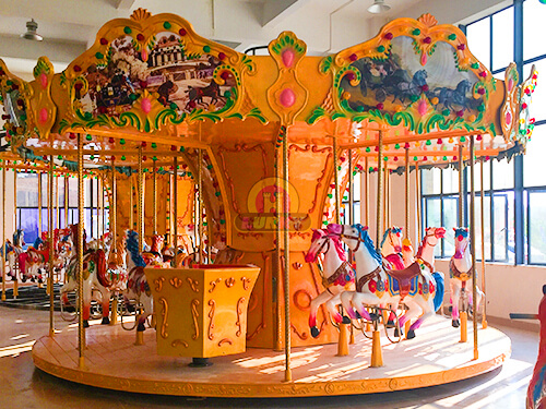 16 seat carousel horse ride manufacturer