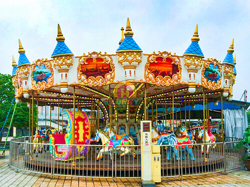 24 Seats Castles Style Carousel Ride cost