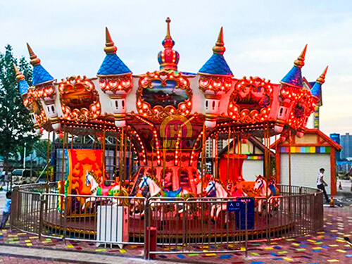24 Seats Castles Style Carousel Ride manufacturer
