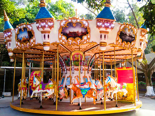 24 Seats Castles Style Carousel Rides cost