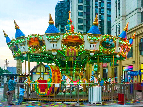 24 Seats Castles Style Carousel Ride supplier
