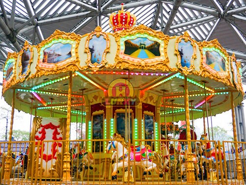 24 seat carousel amusements for sale
