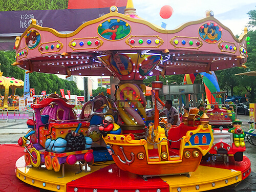 Boat Style Kids Carousel supplier