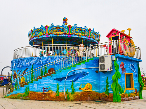 Ocean Theme Amusement Park Carousel  cost